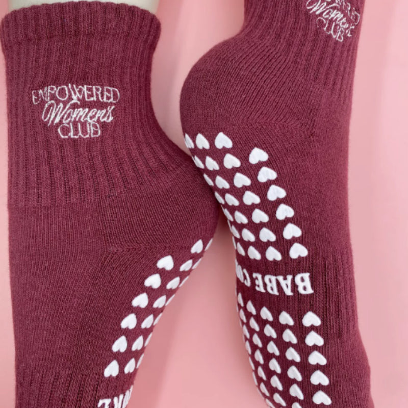 Non-Slip Cotton Grip Socks – Unisex Indoor Safety Socks for Seniors